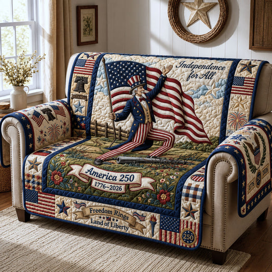 Uncle Sam Independence Of All Quilted Sofa Cover GFTOPND234