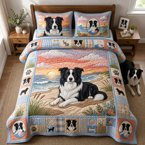 Sunset Hour 3-Piece Quilted Bedding Set GFTOPND2373
