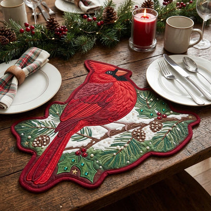 Cardinal Custom Shape Quilted Place Mat GFTOPND2440