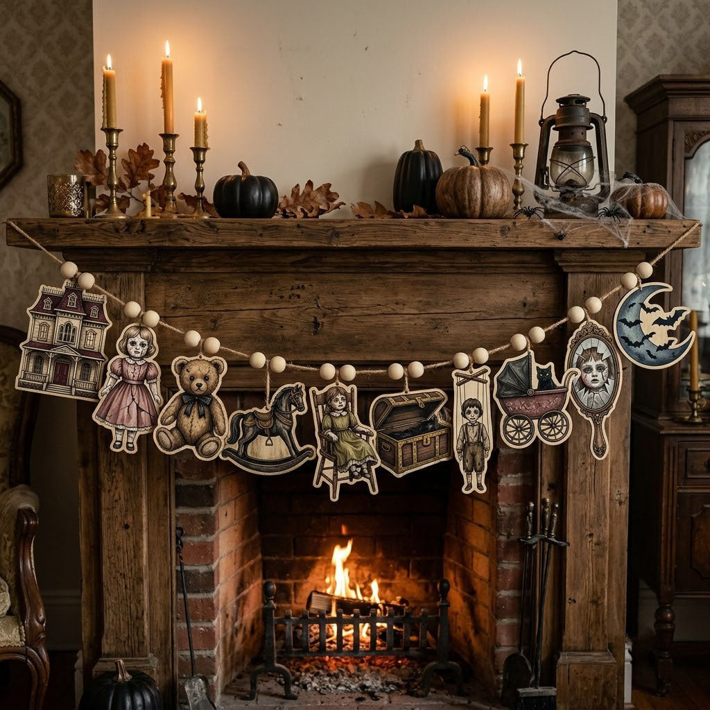 Cursed Dollhouse Custom Shape Wooden Garland GFTOPND2460