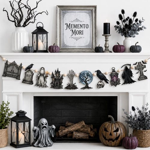 Vampire Manor Custom Shape Wooden Garland GFTOPND2462