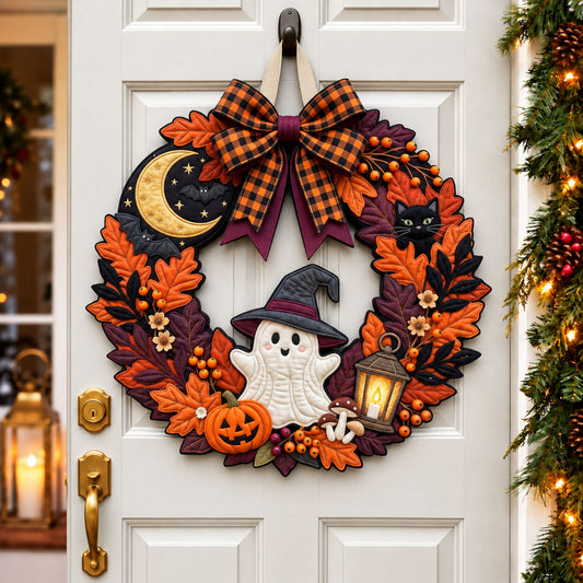 Litte Ghost Custom Shape Quilted Door Hanger GFTOPND2628