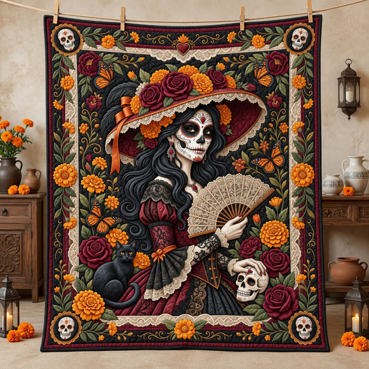 La Catrina Quilted Blanket GFTOPND2682