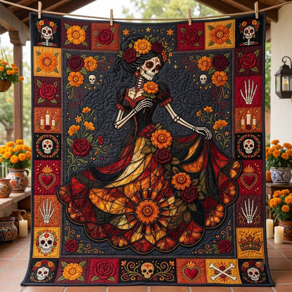 La Catrina Quilted Blanket GFTOPND2683