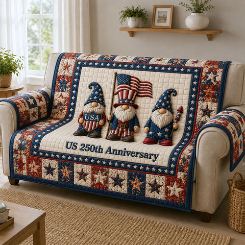 USA 250th Anniversary Quilted Sofa Cover GFTOPND27