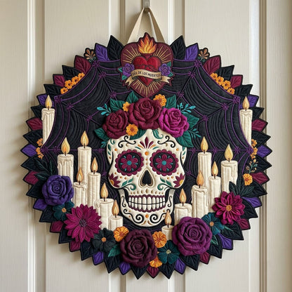 Dia De Los Muertos Custom Shape Quilted Door Hanger GFTOPND2722