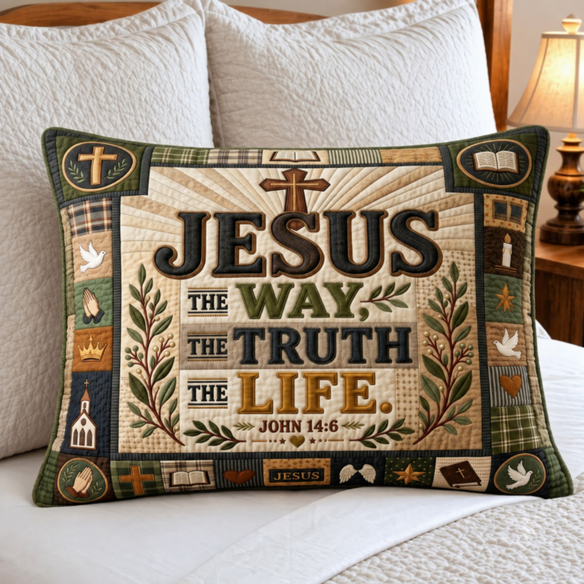 Christian Faith Bedding Pillow Case GFTOPND2730 C1