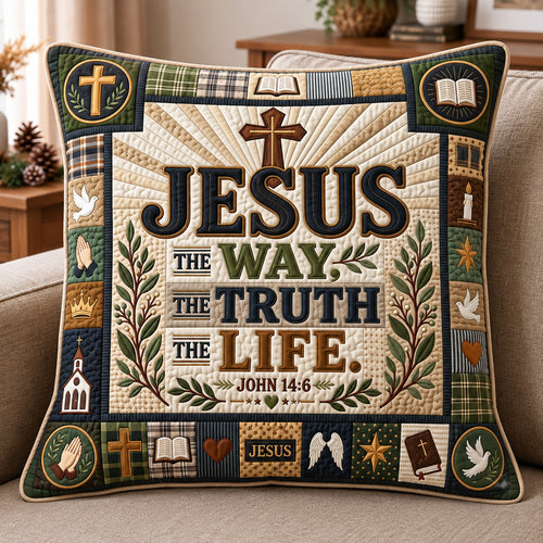 Christian Faith Quilted Pillow Case GFTOPND2730 C2