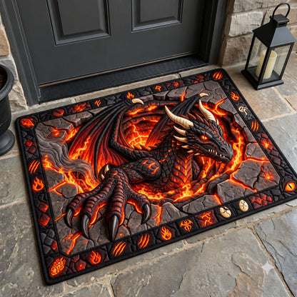 Fire Dragon Lava Doormat GFTOPND2796