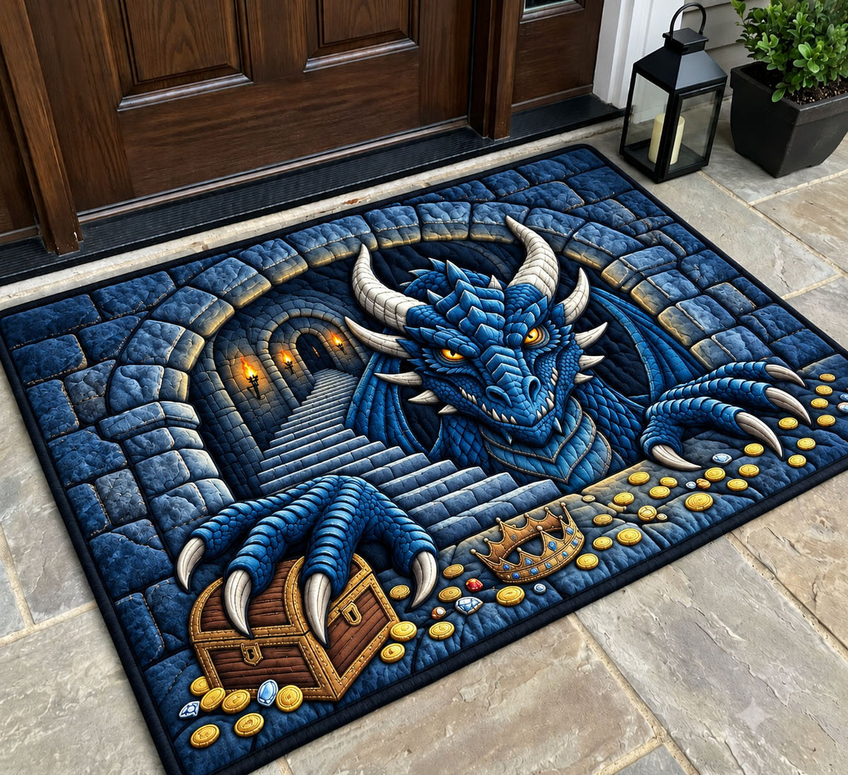 The Dragon Treasure Doormat GFTOPND2800