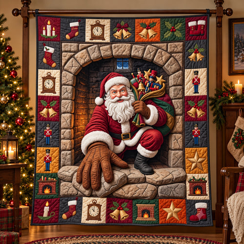Santa Gifts Quilted Blanket GFTOPND2854