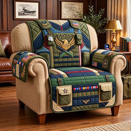 Army Honor Quilted Sofa Cover GFTOPND3118