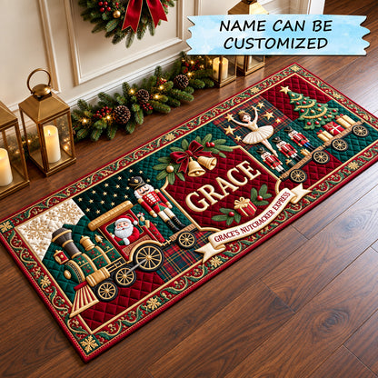 Christmas Nutcracker Runner Rug QTCUZ GFTOPND3174