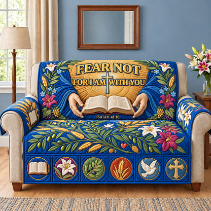 I Am With You Quilted Sofa Cover GFTOPND3248