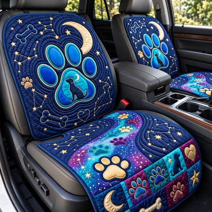 Paw Constellation Quilted Car Seat Protector GFTOPND3295