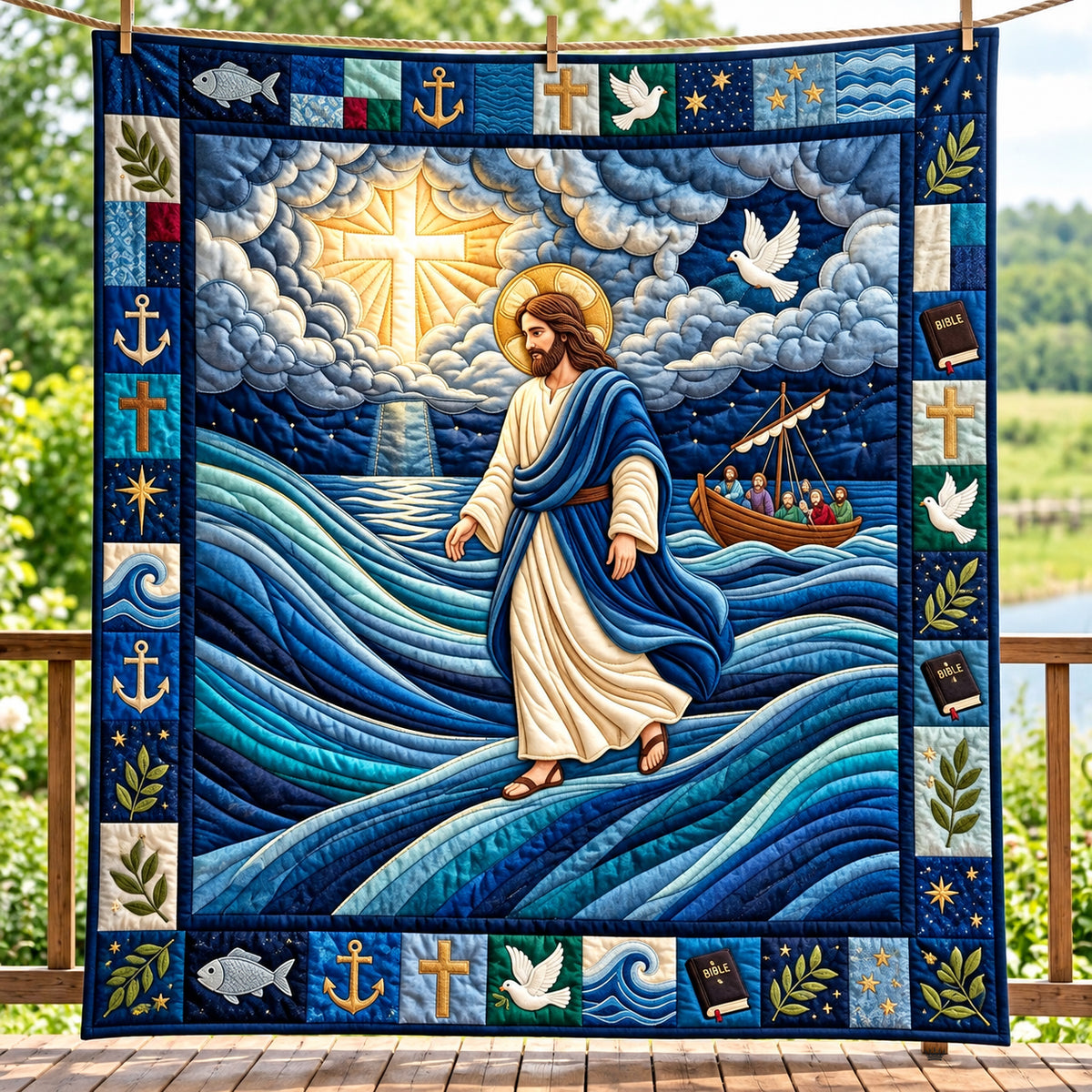 Christian Faith Quilted Blanket GFTOPND3358