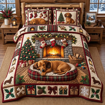 Sleeping Weenie 3-Piece Quilted Bedding Set GFTOPND3377