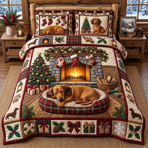 Sleeping Weenie 3-Piece Quilted Bedding Set GFTOPND3377
