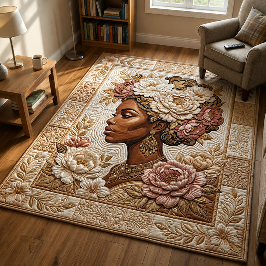 African Beauty Blooms Area Rug GFTOPND338