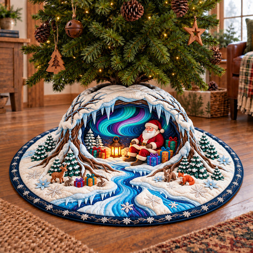 Aurora Ice Cave Quilted Tree Skirt GFTOPND3391