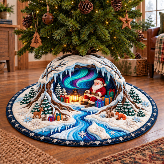 Aurora Ice Cave Quilted Tree Skirt GFTOPND3391