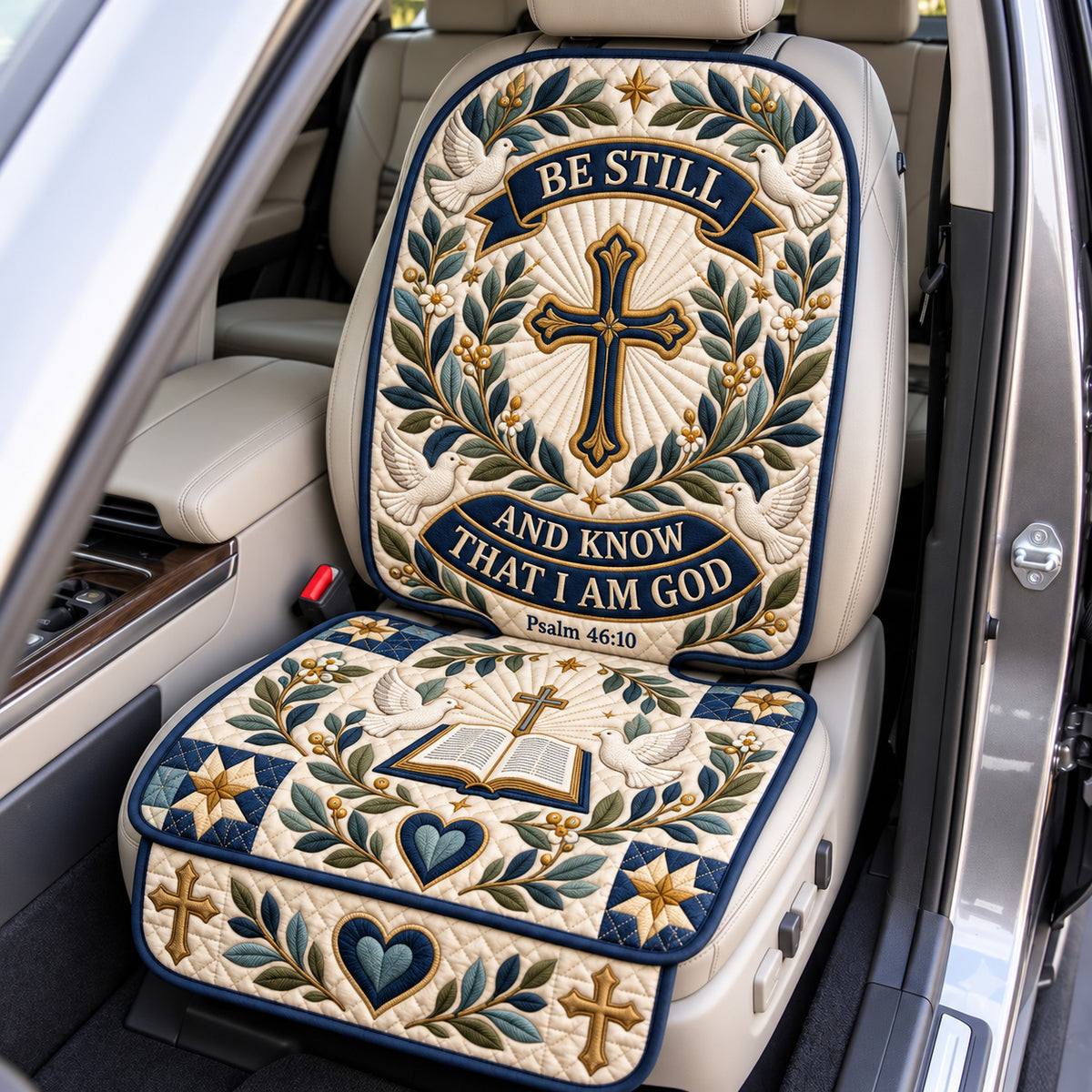 Christian Faith Quilted Car Seat Protector GFTOPND3418