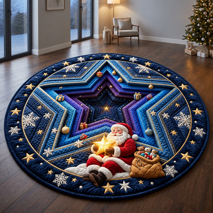 Star Tunnel Quilted Round Mat GFTOPND3422