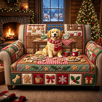 Golden Bakery Quilted Sofa Cover GFTOPND3458