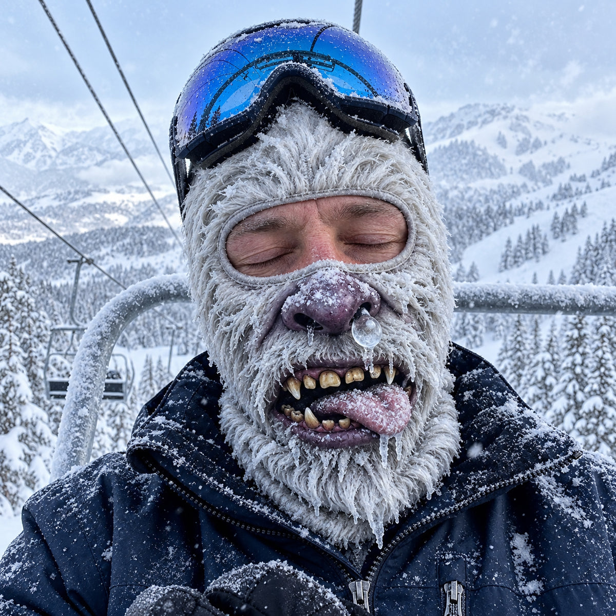 Yeti Funny Face Mask GFTOPND3490