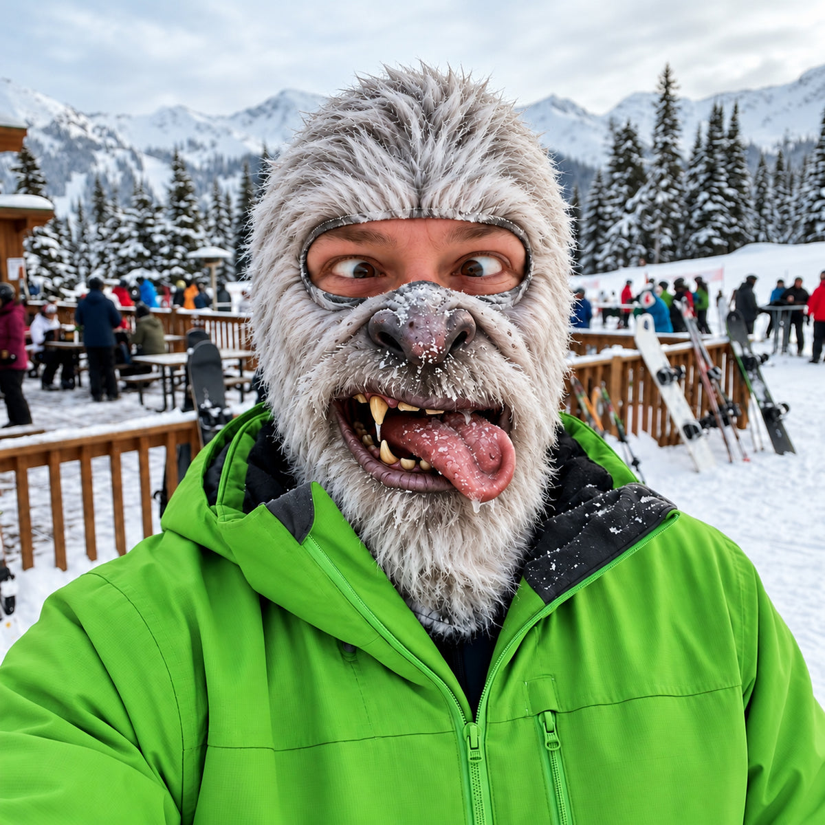 Yeti Funny Face Mask GFTOPND3490