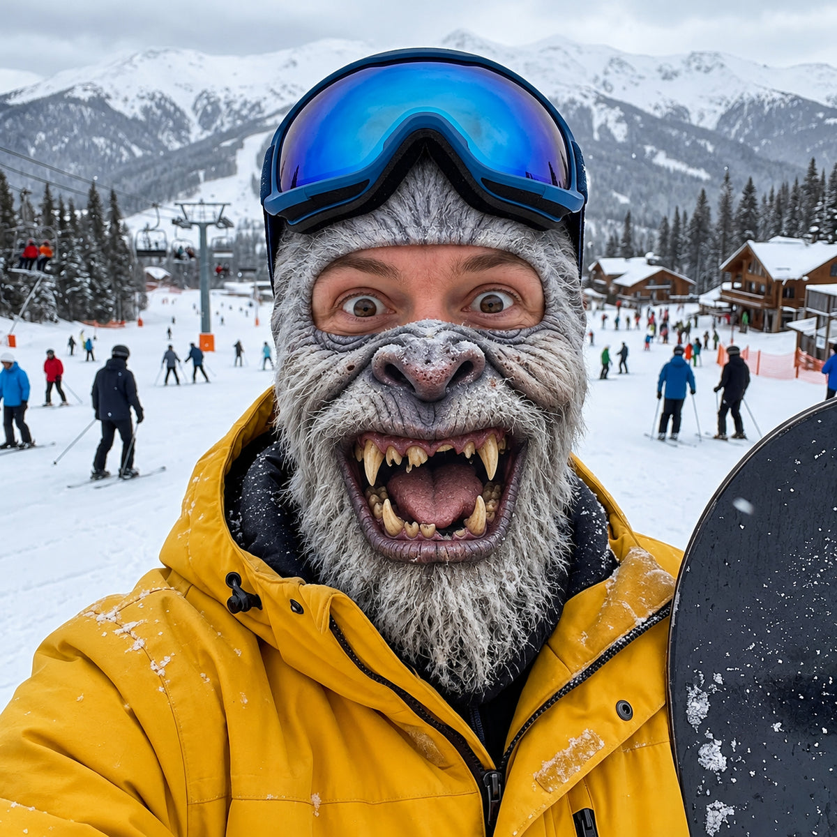 Yeti Funny Face Mask GFTOPND3490