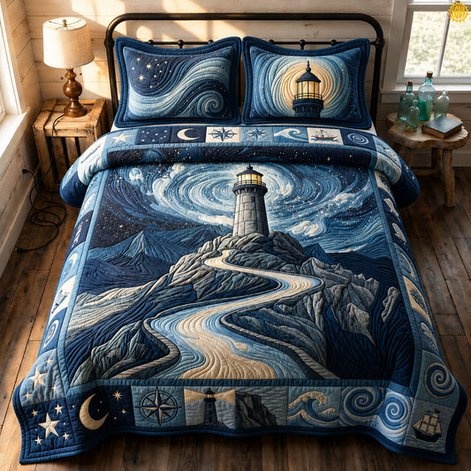 Beacon Of Hope 3-Piece Quilted Bedding Set GFTOPND350