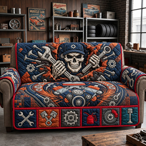 I Can Fix It Quilted Sofa Cover GFTOPND3506