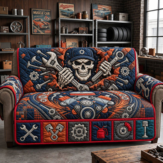 I Can Fix It Quilted Sofa Cover GFTOPND3506