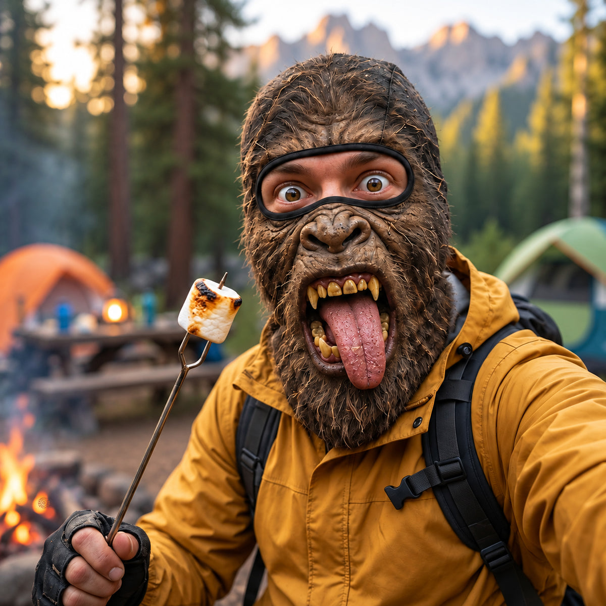 Bigfoot Funny Face Mask GFTOPND3534