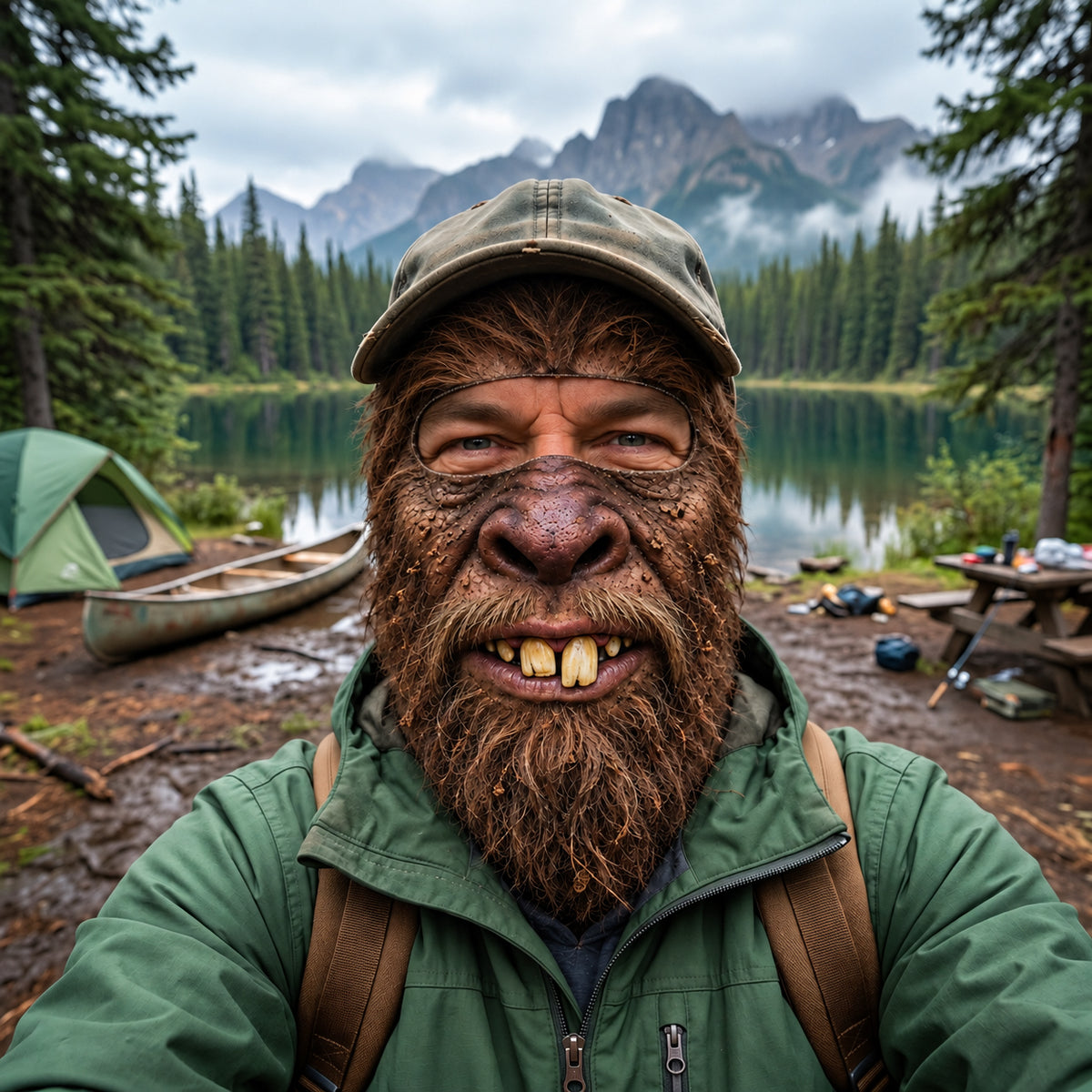 Bigfoot Funny Face Mask GFTOPND3534