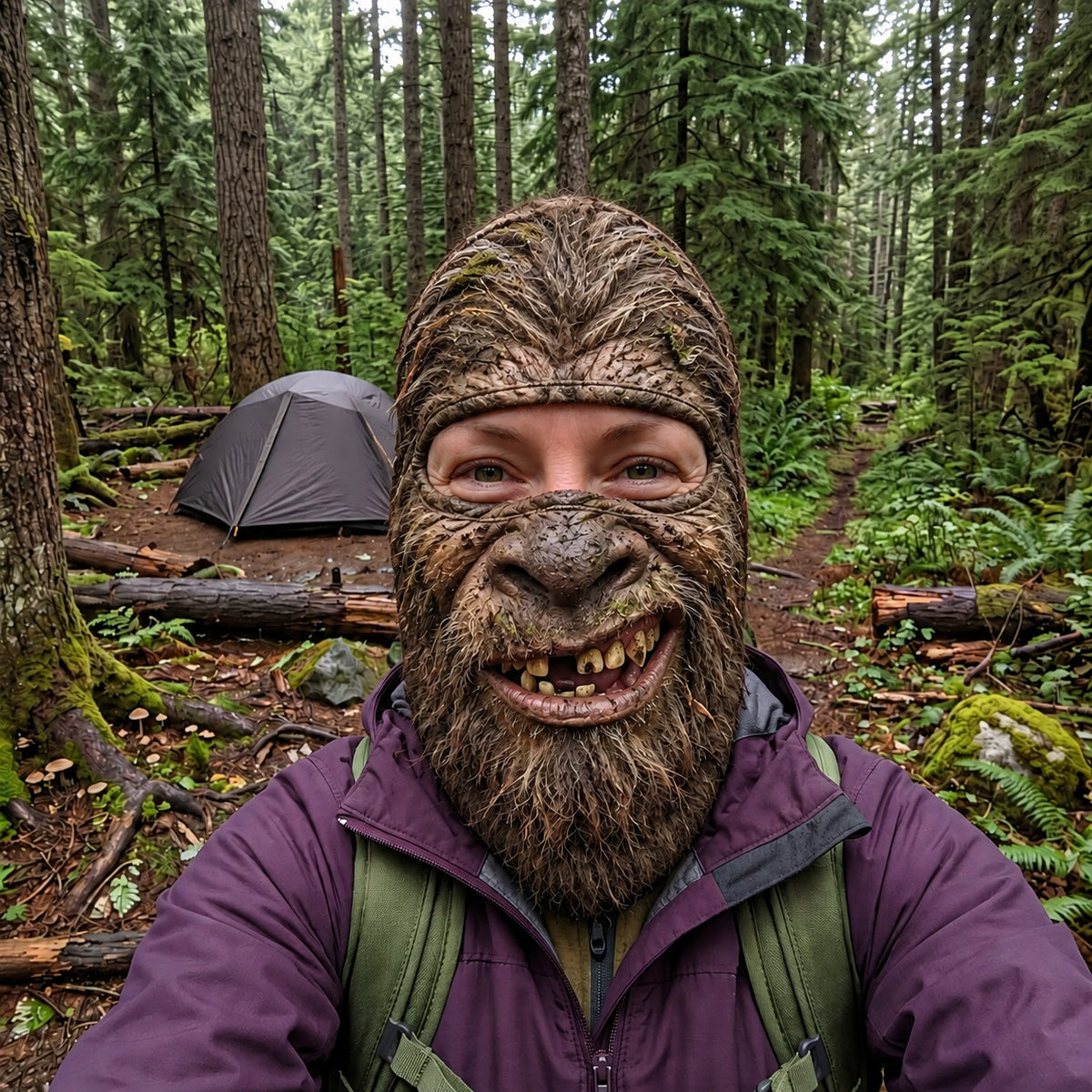Bigfoot Funny Face Mask GFTOPND3534