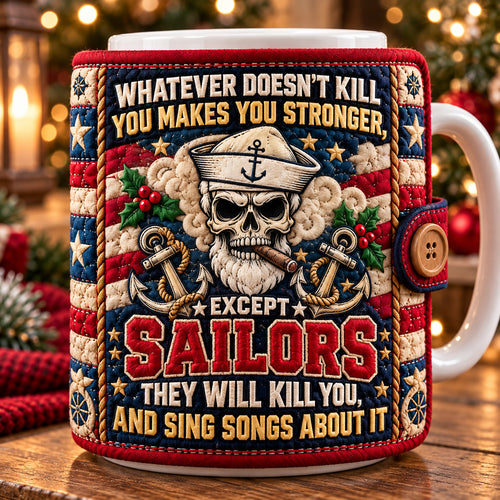 Proud Navy Veteran Quilted Mug Cozy GFTOPND3609