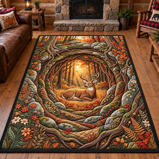Deer Sunset Hollow Area Rug GFTOPND3699
