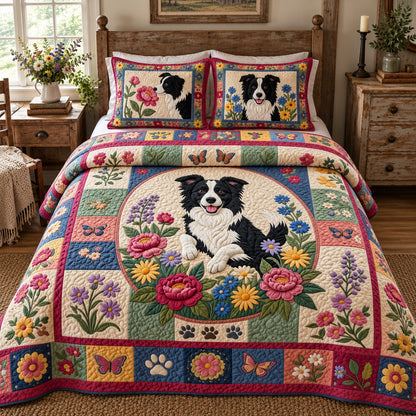 Wildflower Joy 3-Piece Quilted Bedding Set GFTOPND3789