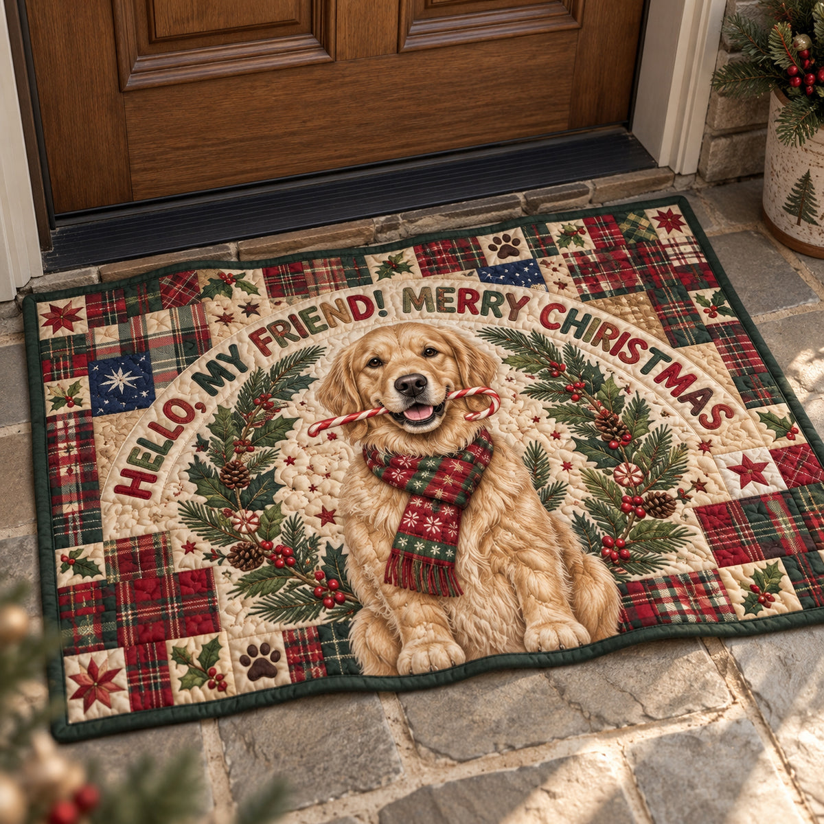 Merry Christmas Doormat GFTOPND3823