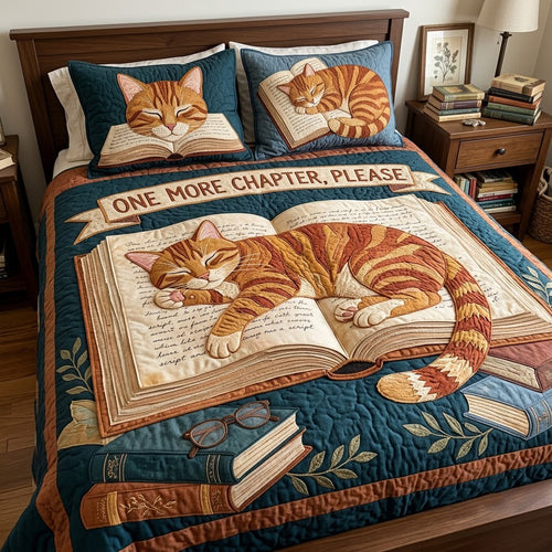 One More Chapter 3-Piece Quilted Bedding Set GFTOPND3990
