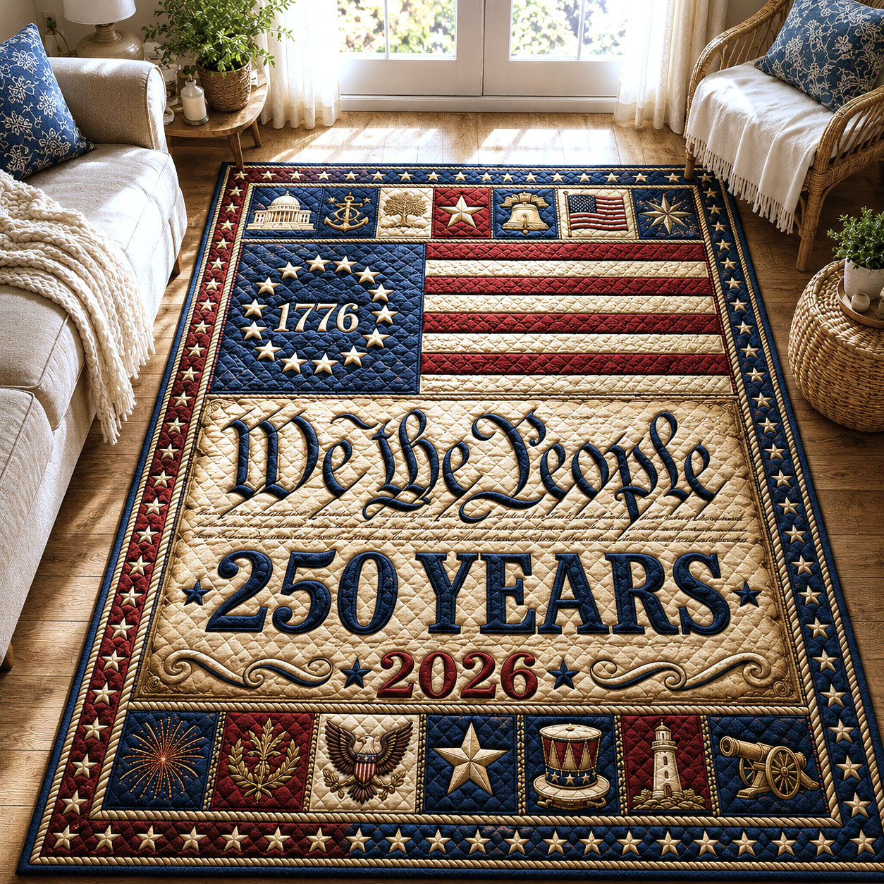 We The People Area Rug GFTOPND40