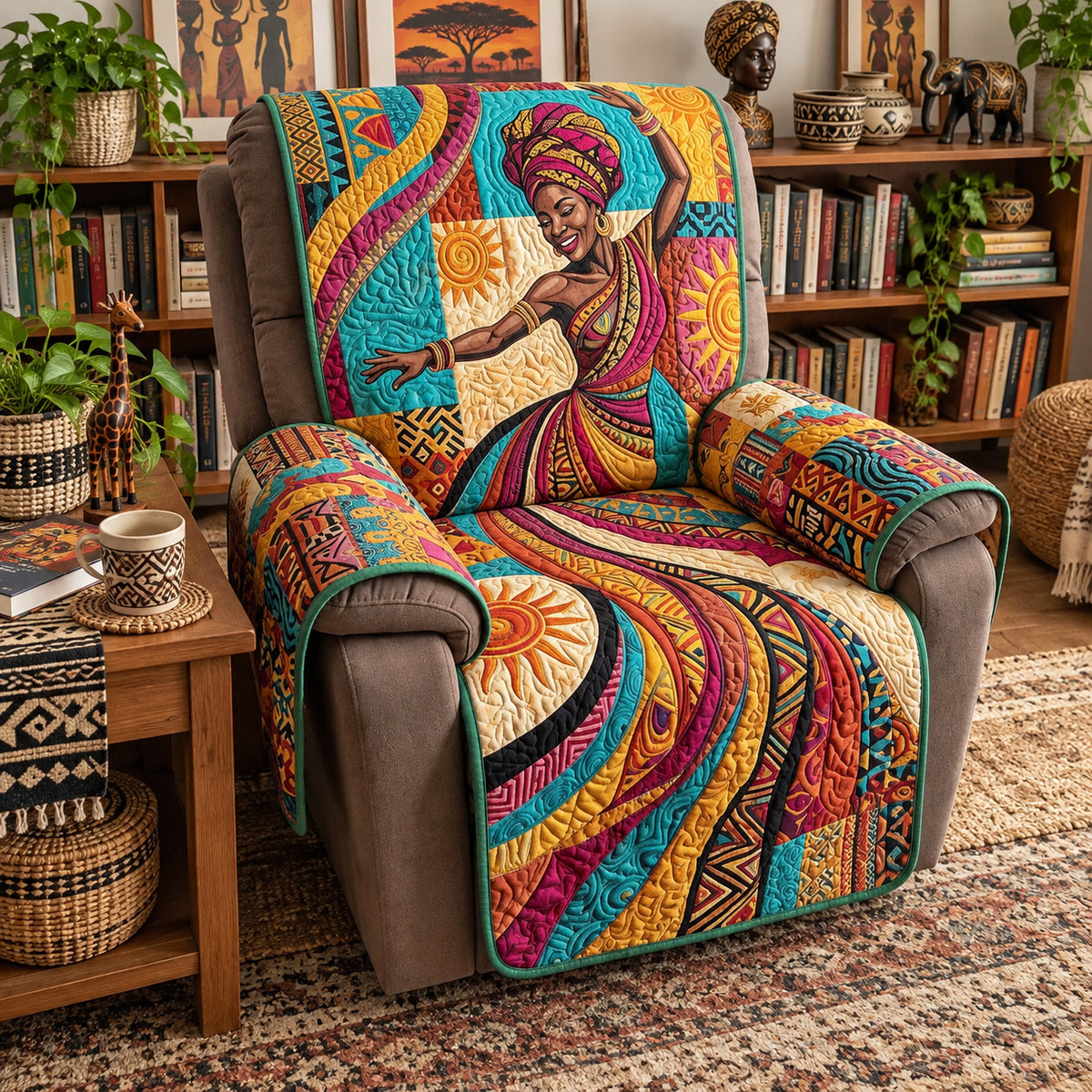 Grace In Motion Quilted Sofa Cover GFTOPND4003