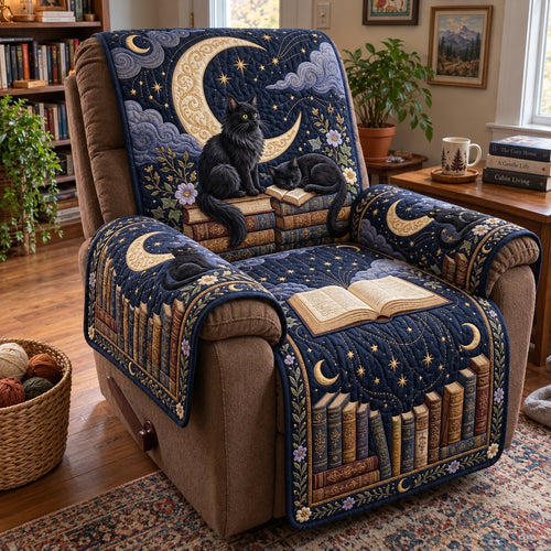 Starlit Reading Companions Quilted Sofa Cover GFTOPND4046