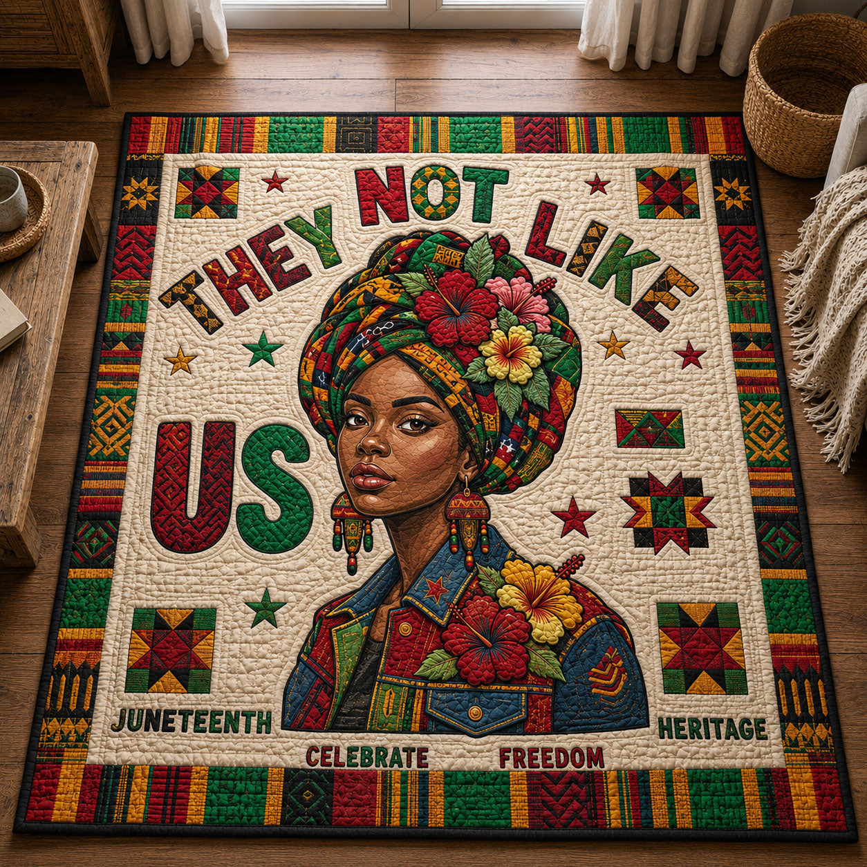 They Not Like Us Area Rug GFTOPND417