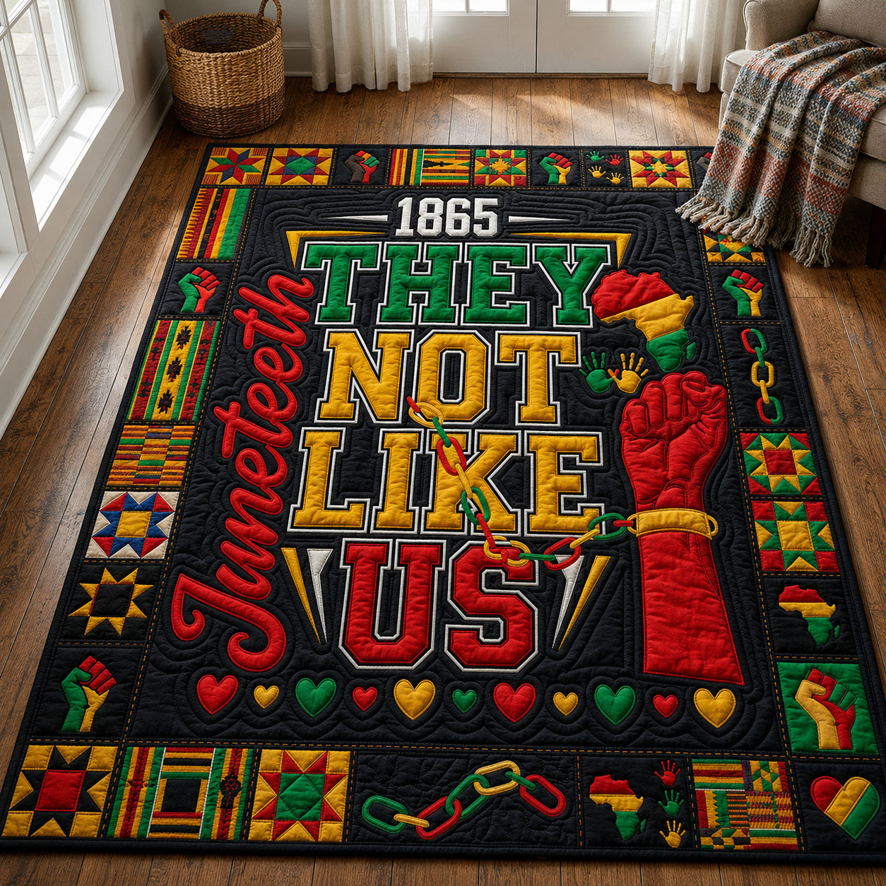 They Not Like Us Area Rug GFTOPND419