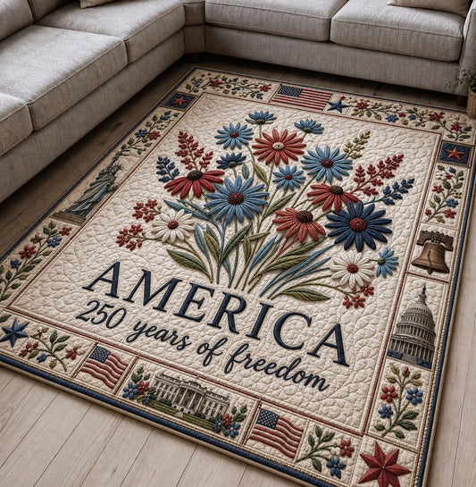 Floral America 250 Area Rug GFTOPND43