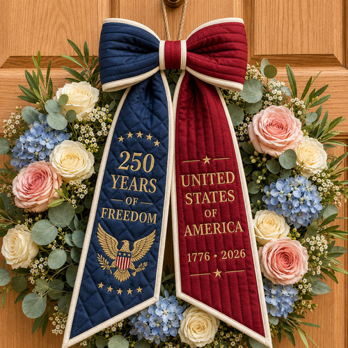 250 Years Of Freedom Quilted Wreath Sash GFTOPND525