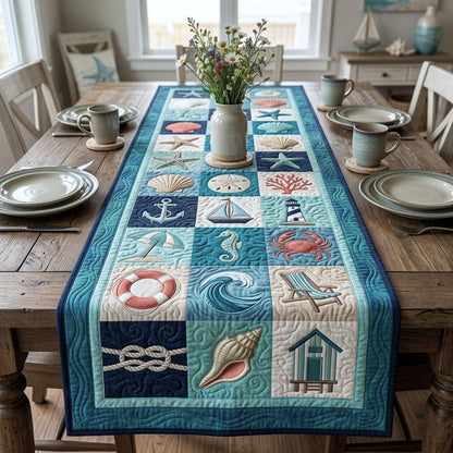 Summer Mini Coastal Quilted Table Runner GFTOPND57